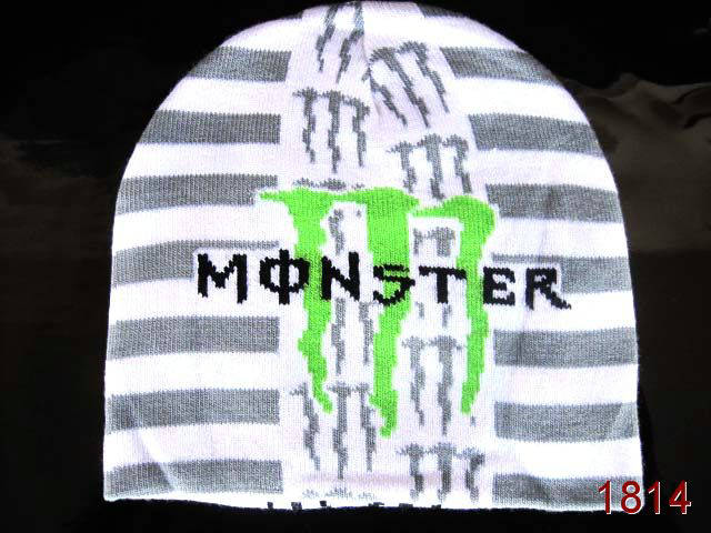 Monster Energy Beanie White 1 SG